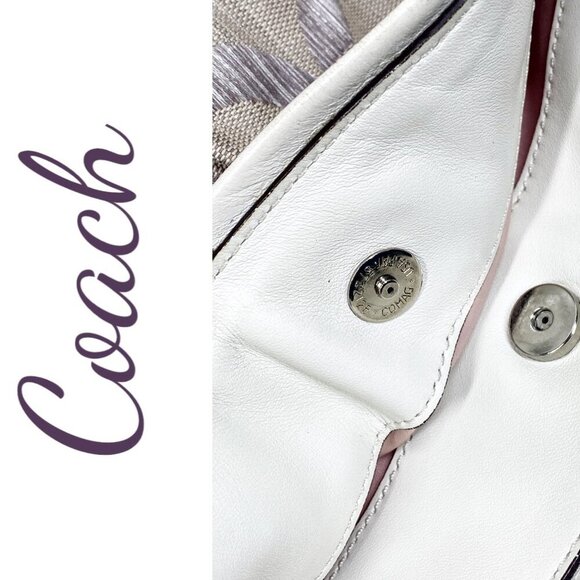 COACH MADISON OP ART IKAT HIPPIE SHOULDER BAG - Picture 14 of 16